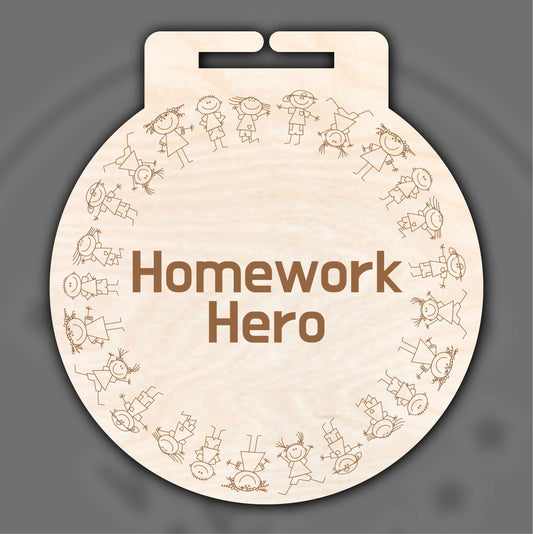 Homework Hero Medal x 10,20,50 and 100 pack