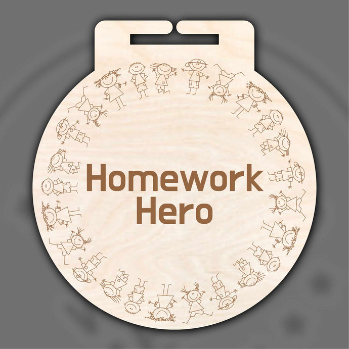 Homework Hero Medal x 10,20,50 and 100 pack