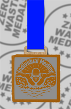 Load image into Gallery viewer, Slate Engraved Individual Medley Medal – 75mm Sustainable Design, Made in the UK
