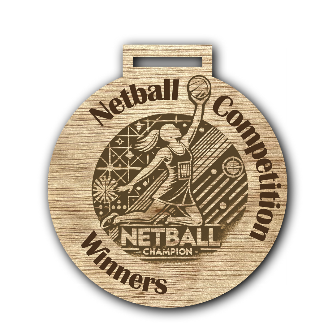 Netball Medal Type 1