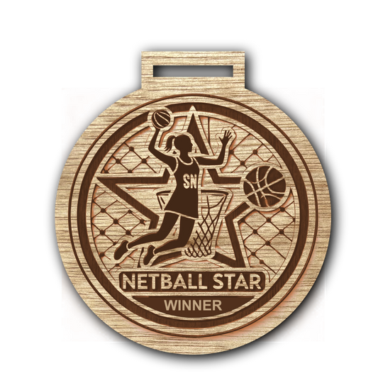 Netball Medal Type 2