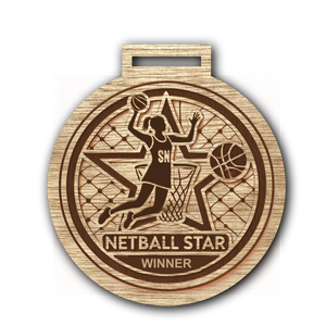 Netball Medal Type 2