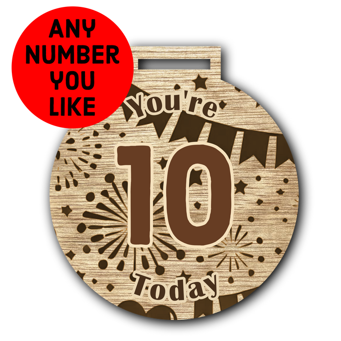 Birthday Medal 10cm