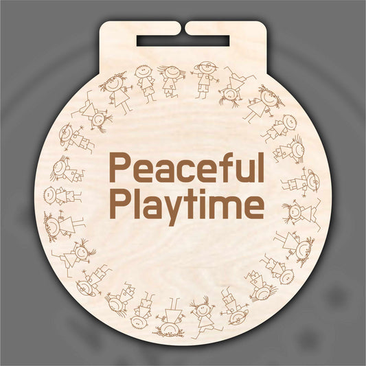 Peaceful Playtime Medal x 10,20,50 and 100 pack