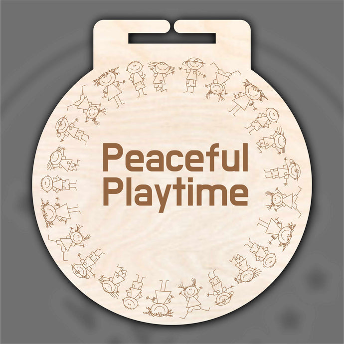 Peaceful Playtime Medal x 10,20,50 and 100 pack