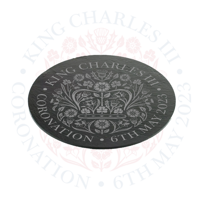 Coronation Slate Coaster (Limited Edition)