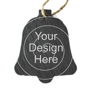 Custom Engraved Bell Shape Slate Medal