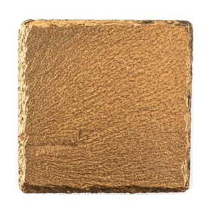 Gold Square Premium Colour Slate Medal