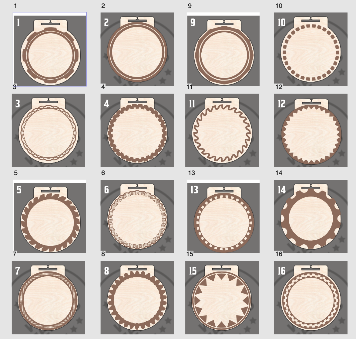 Super Budget Engraved Wooden Medal