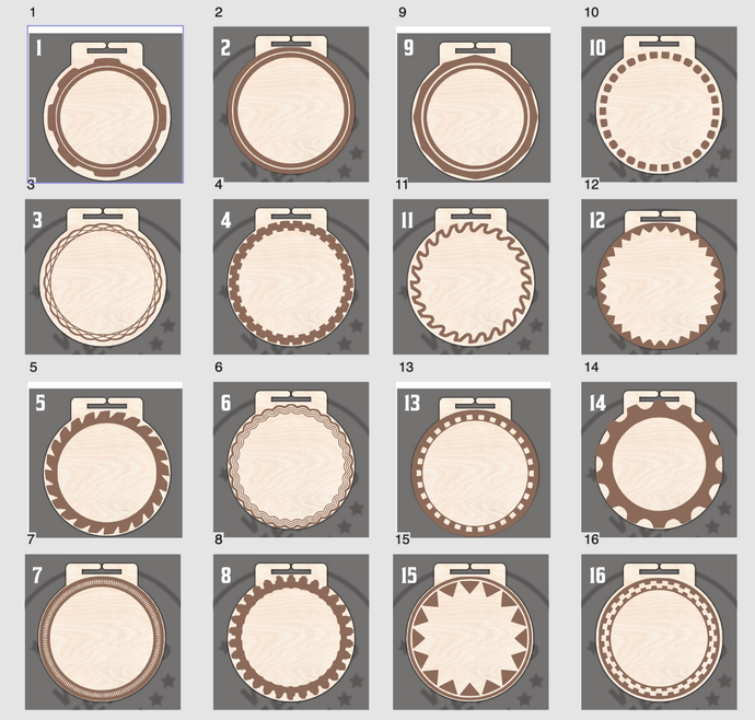 Super Budget Engraved Wooden Medal