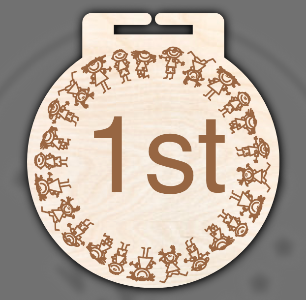 1st Medal x 10,20,50 and 100 pack