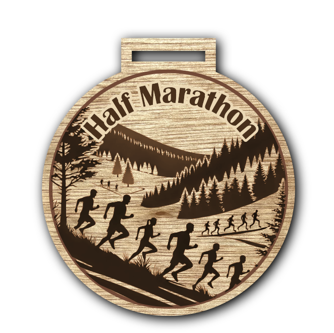 Half Marathon Medal Design 2