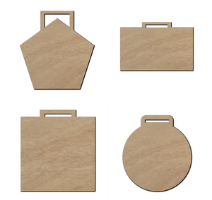 Customisable Wooden Medal 3mm
