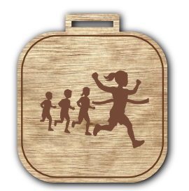 Square Sports Day Medal 100 Pack