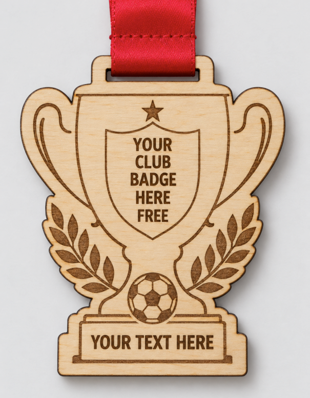 Football Medal - Trophy Cup Design