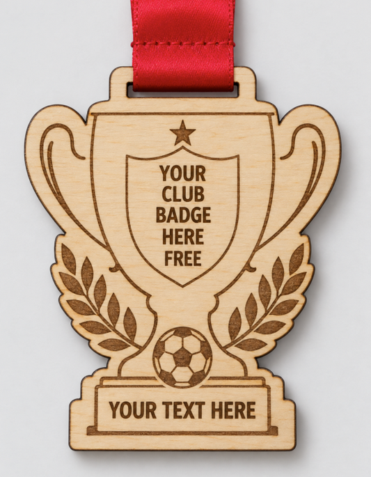 Football Medal - Trophy Cup Design