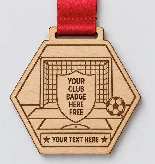 Football Medal - Goal Design