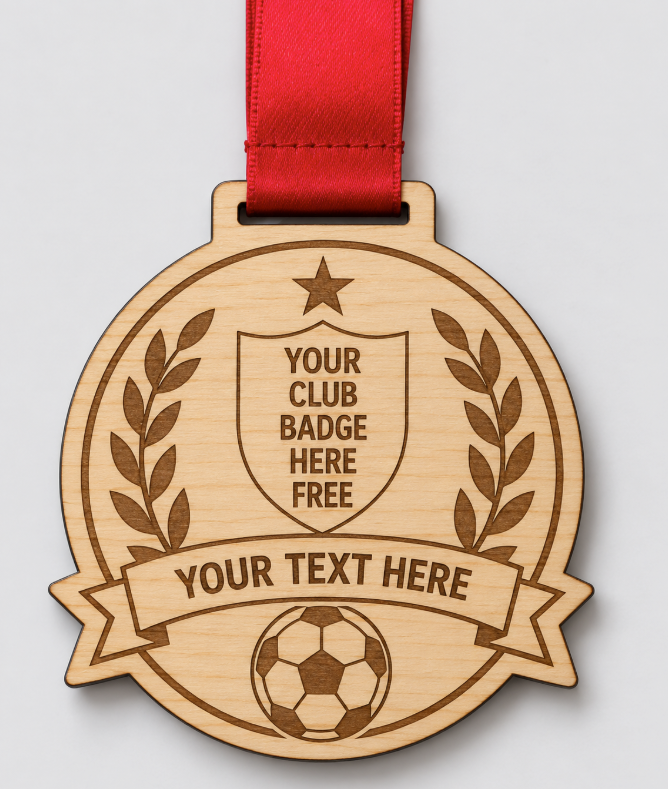Football Medal - Circle Design