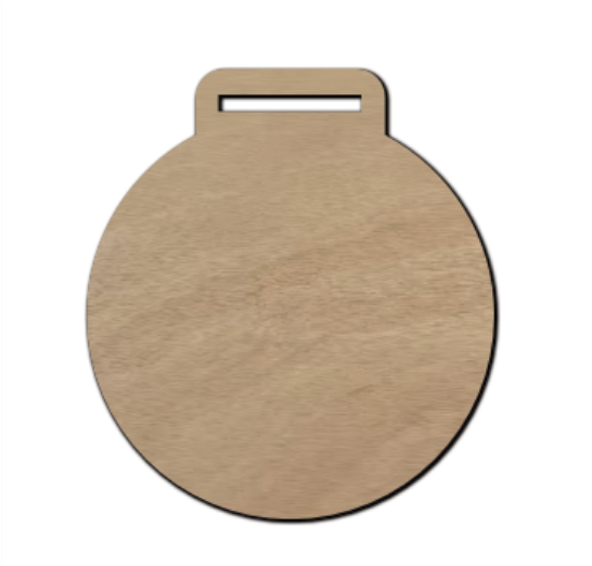 Customisable Wooden Medal 3mm