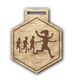 Hexagon Sports Day Medal 100 Pack