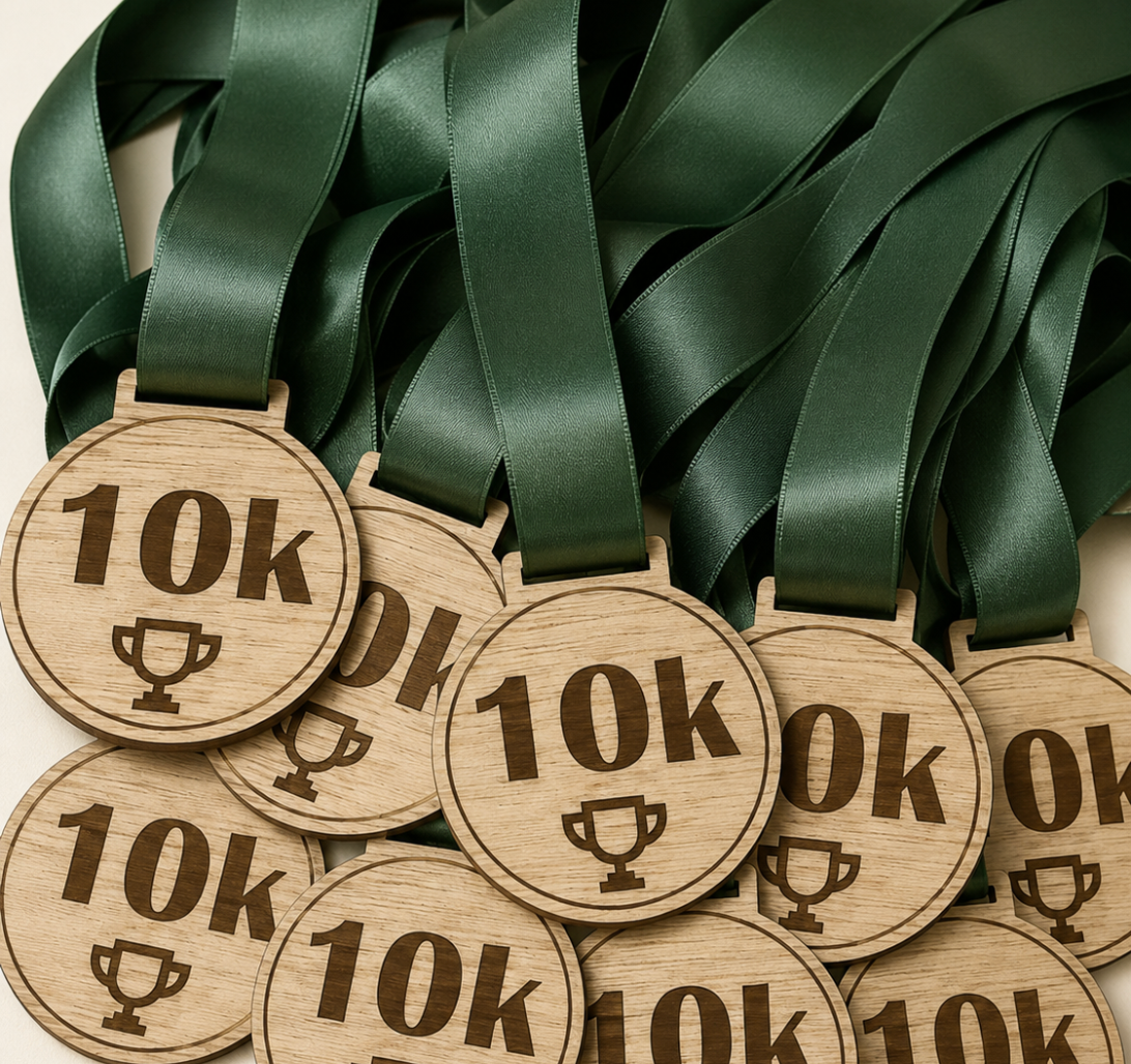 10k Medal - Trophy Medal Design