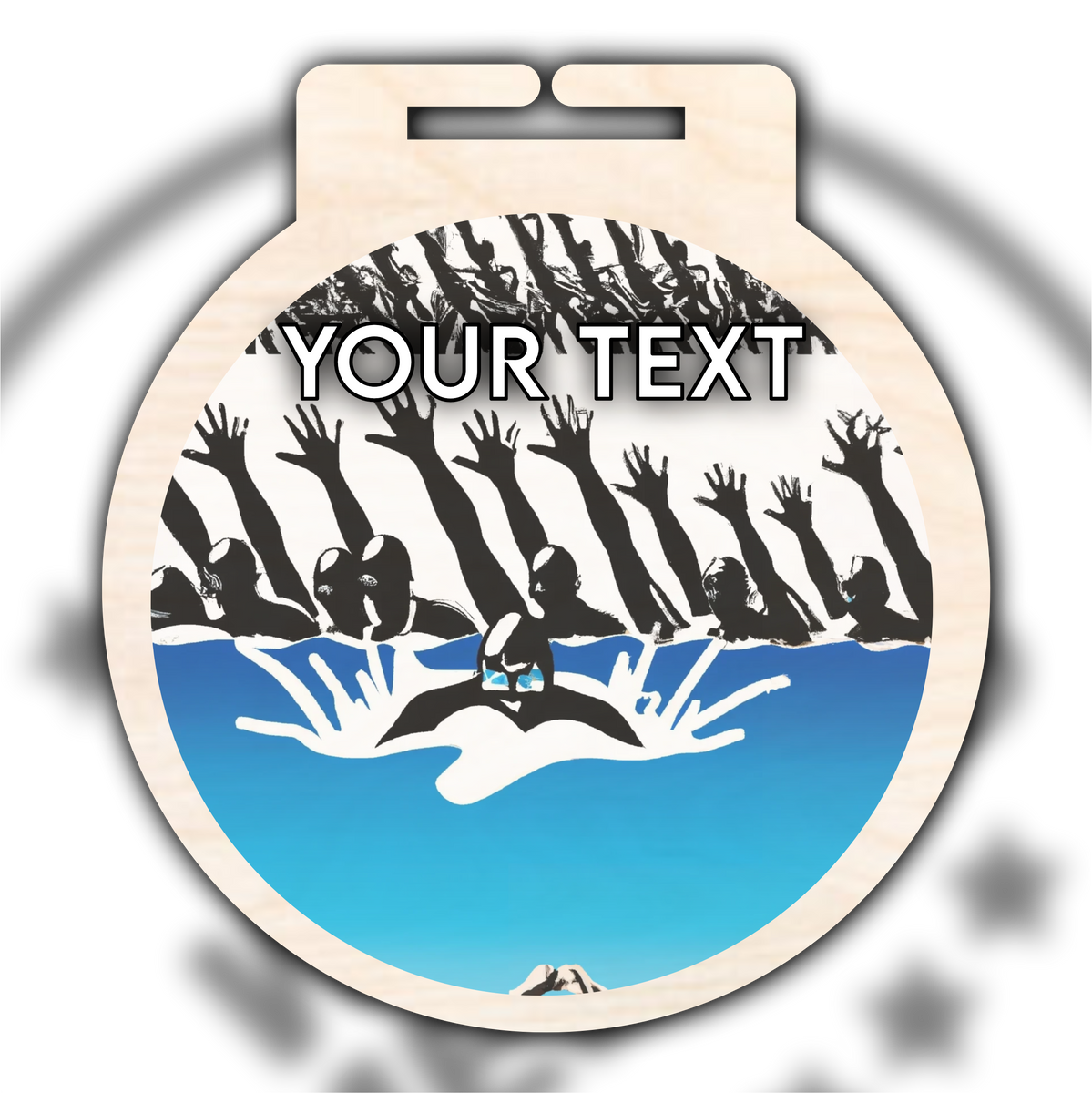 Wooden Colour Swimming Medal Type 1 From 1 25 Each Zero Waste Medals wooden-colour-swimming-medal-type-1-from-1-25-each-zero-waste-medals