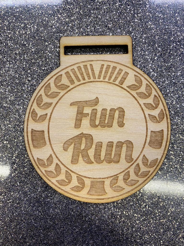 Fun Run Ranks Standard Fun Run Medal – Zero Waste Medals