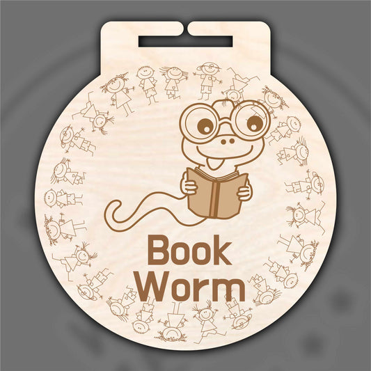 Book Worm Medal x 10,20,50 and 100 pack