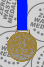 Load image into Gallery viewer, Slate Engraved Individual Breaststroke Swimming Medal – 75mm Sustainable Design, Made in the UK
