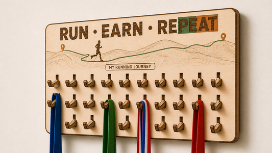 Run Earn Repeat  - Medal Hanger
