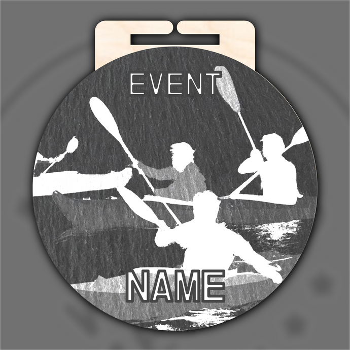 Slate Kayaking Medal Type 2