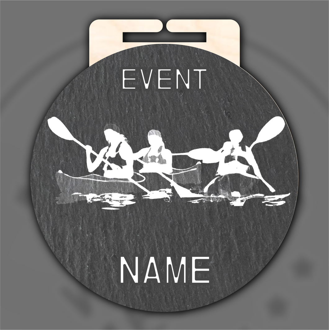 Slate Kayaking Medal Type 3