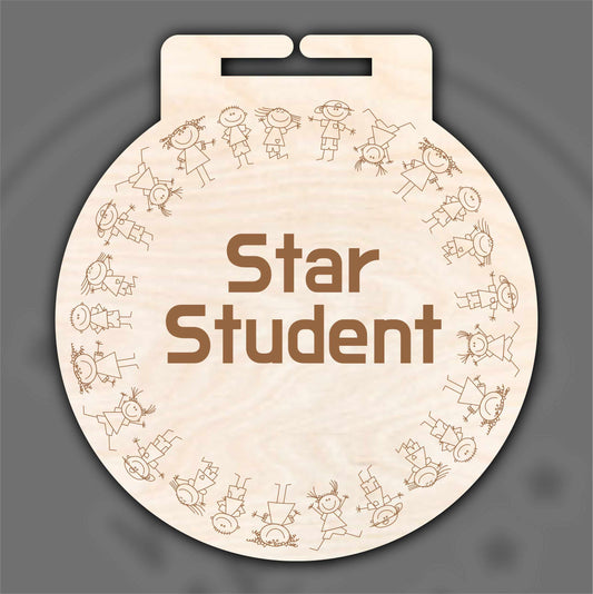 Star Student Medal x 10,20,50 and 100 pack
