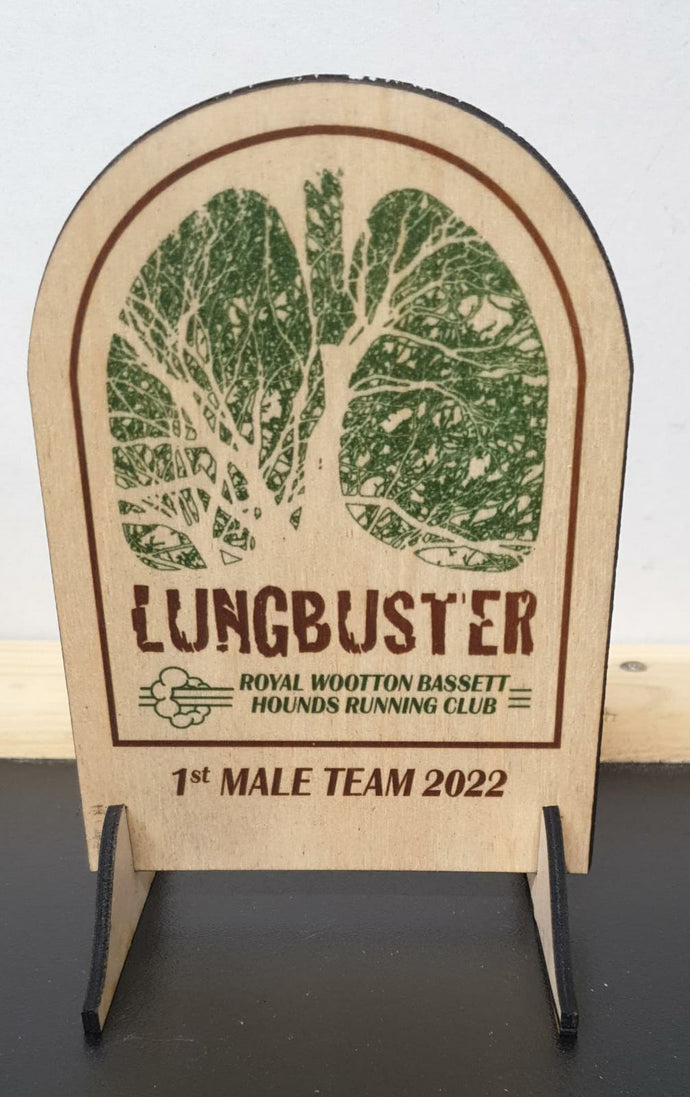 Wooden trophy